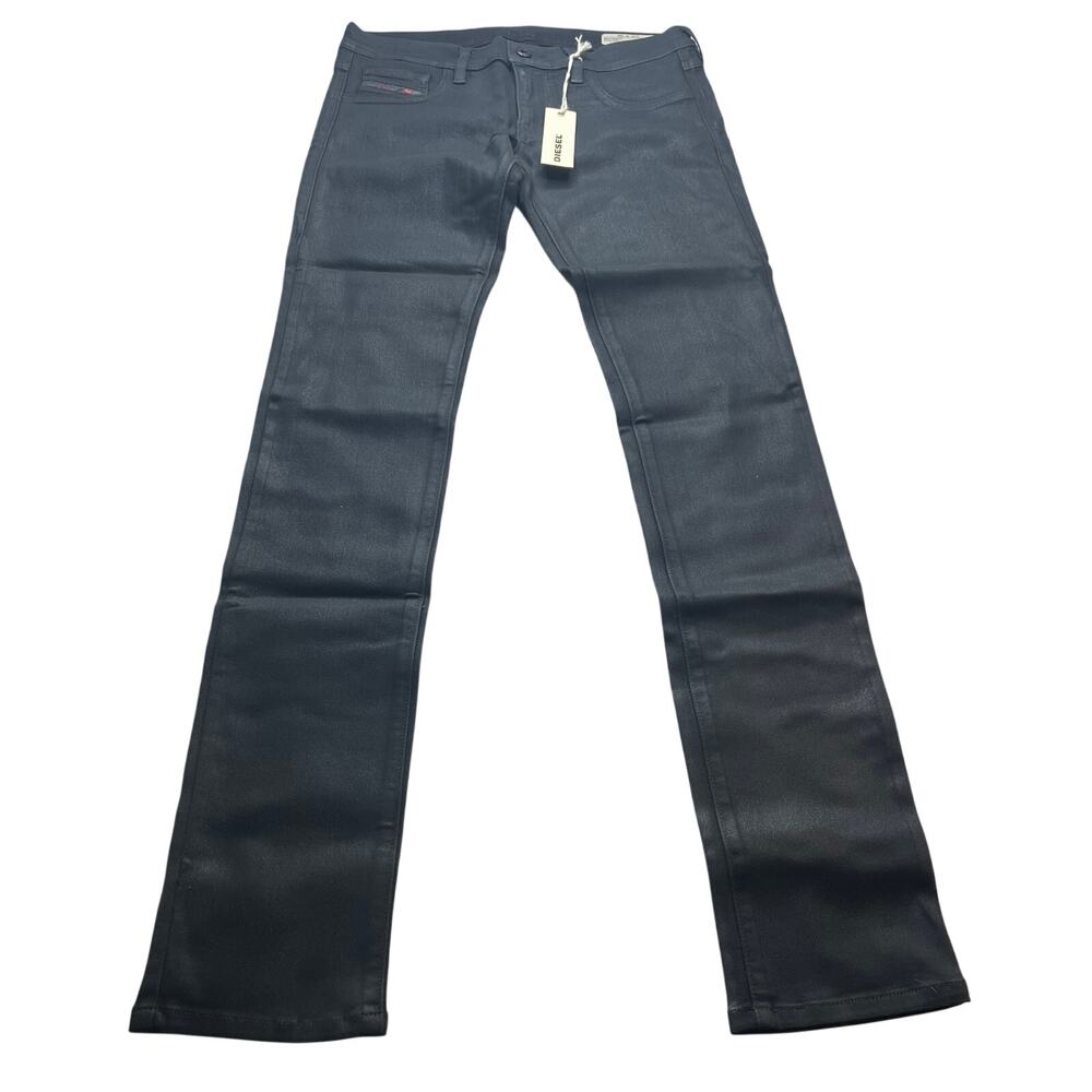 9-74(1) DIESEL Men's NWT $178 Super Slim Jegging Jeans Stretch Black Size 28